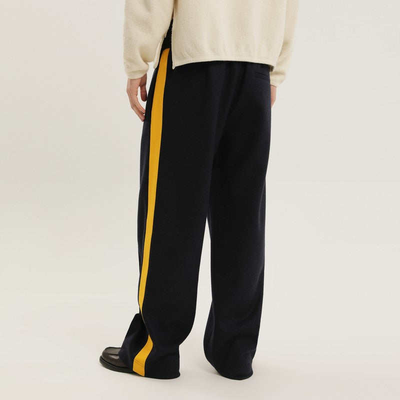 Pants with side stripe
