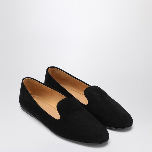 Lippi Black Suede Loafer