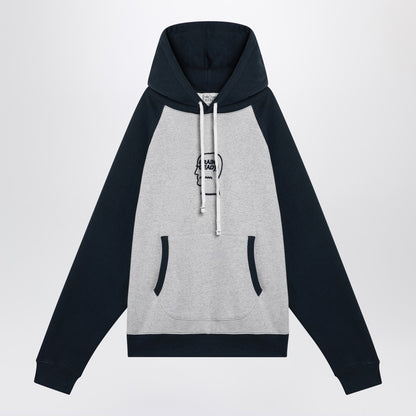 Light Grey/navy Blue Hoodie