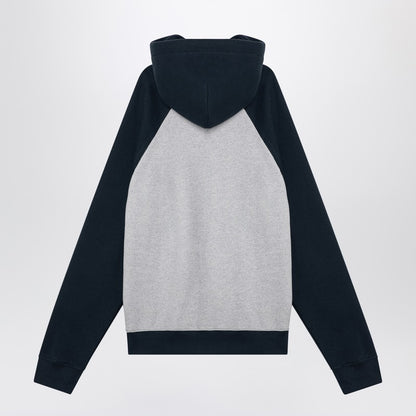 Light Grey/navy Blue Hoodie