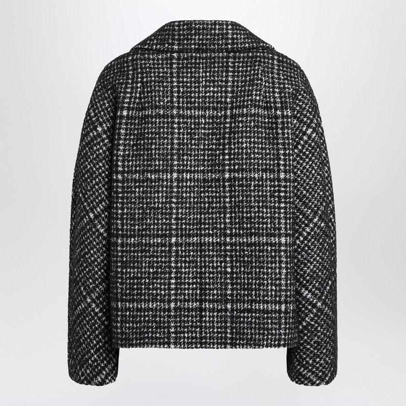 Black/white houndstooth jacket