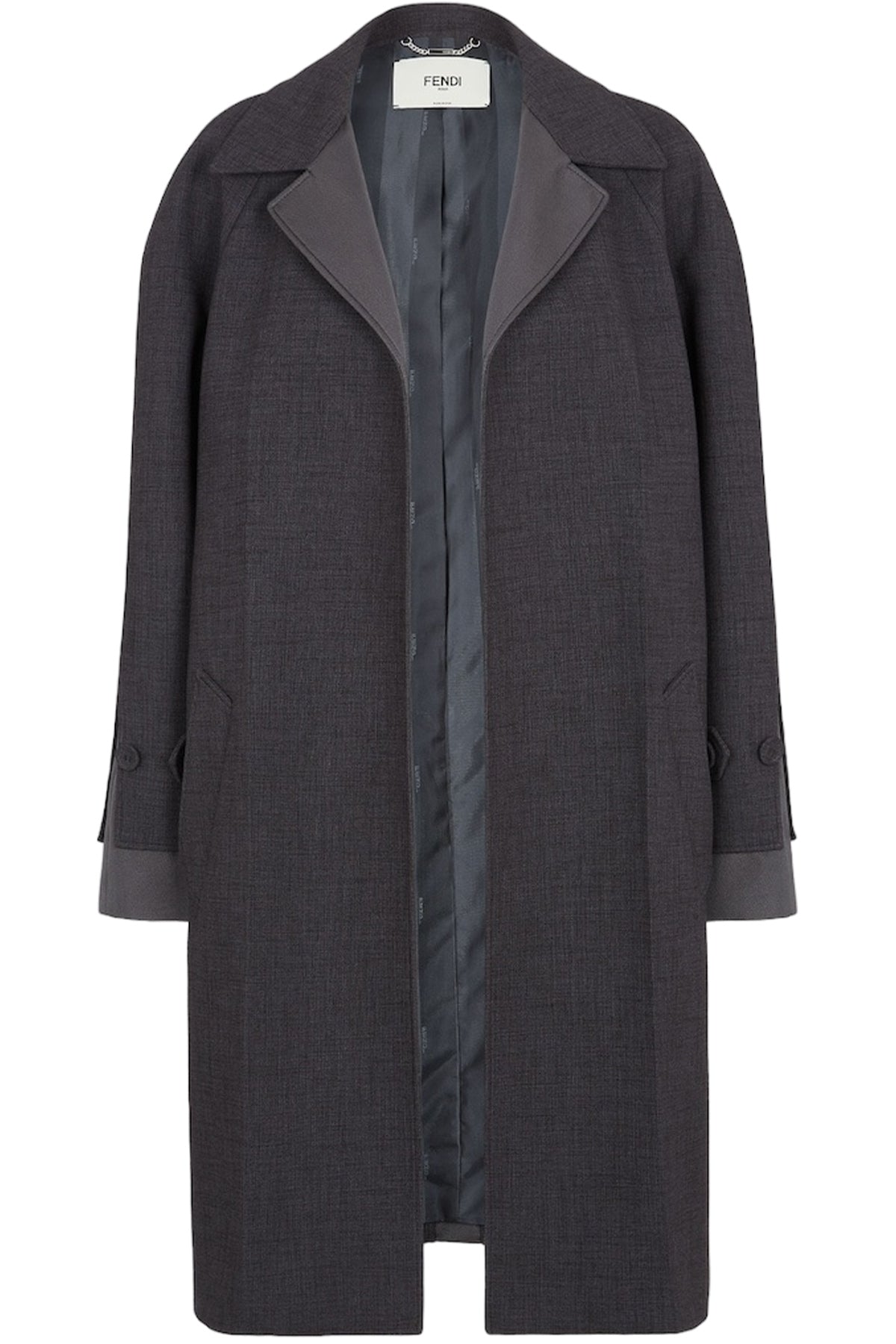 Natté Fabric Car Coat