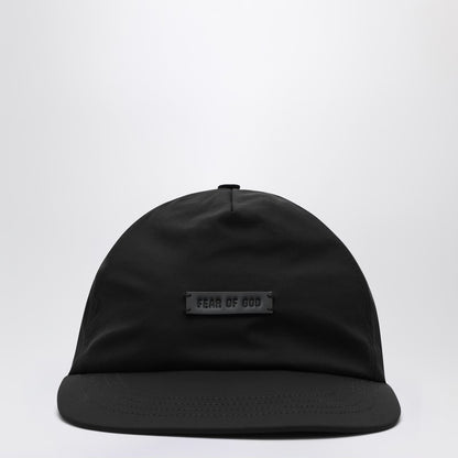 Black Nylon Baseball Cap