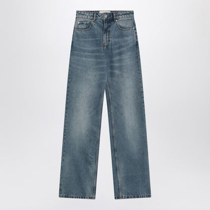 Washed Blue Denim Jeans
