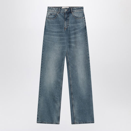 Washed Blue Denim Jeans