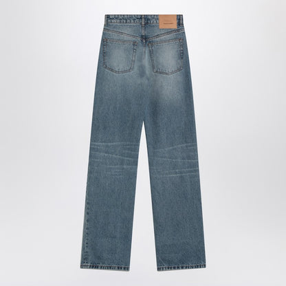 Washed Blue Denim Jeans