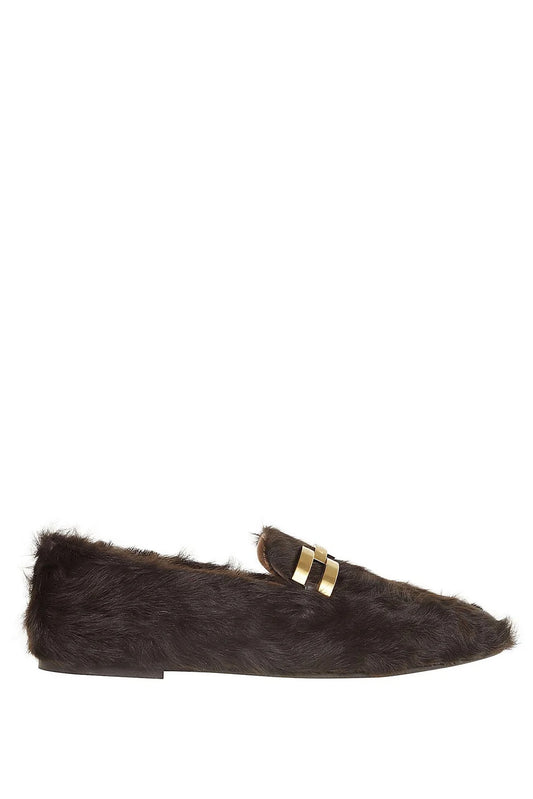 Furry Brandi Mocassins