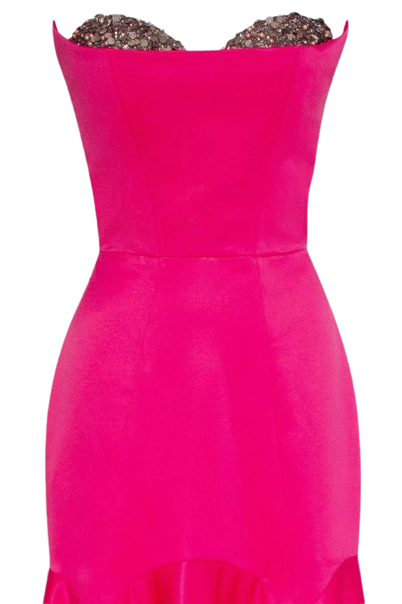 FITTED STRAPLESS GOWN