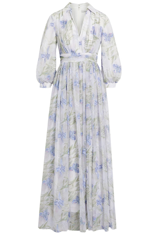 FLORAL EMBROIDERED GOWN