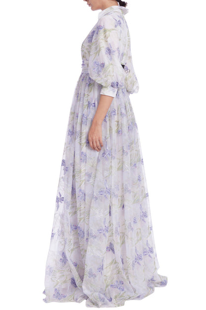 FLORAL EMBROIDERED GOWN