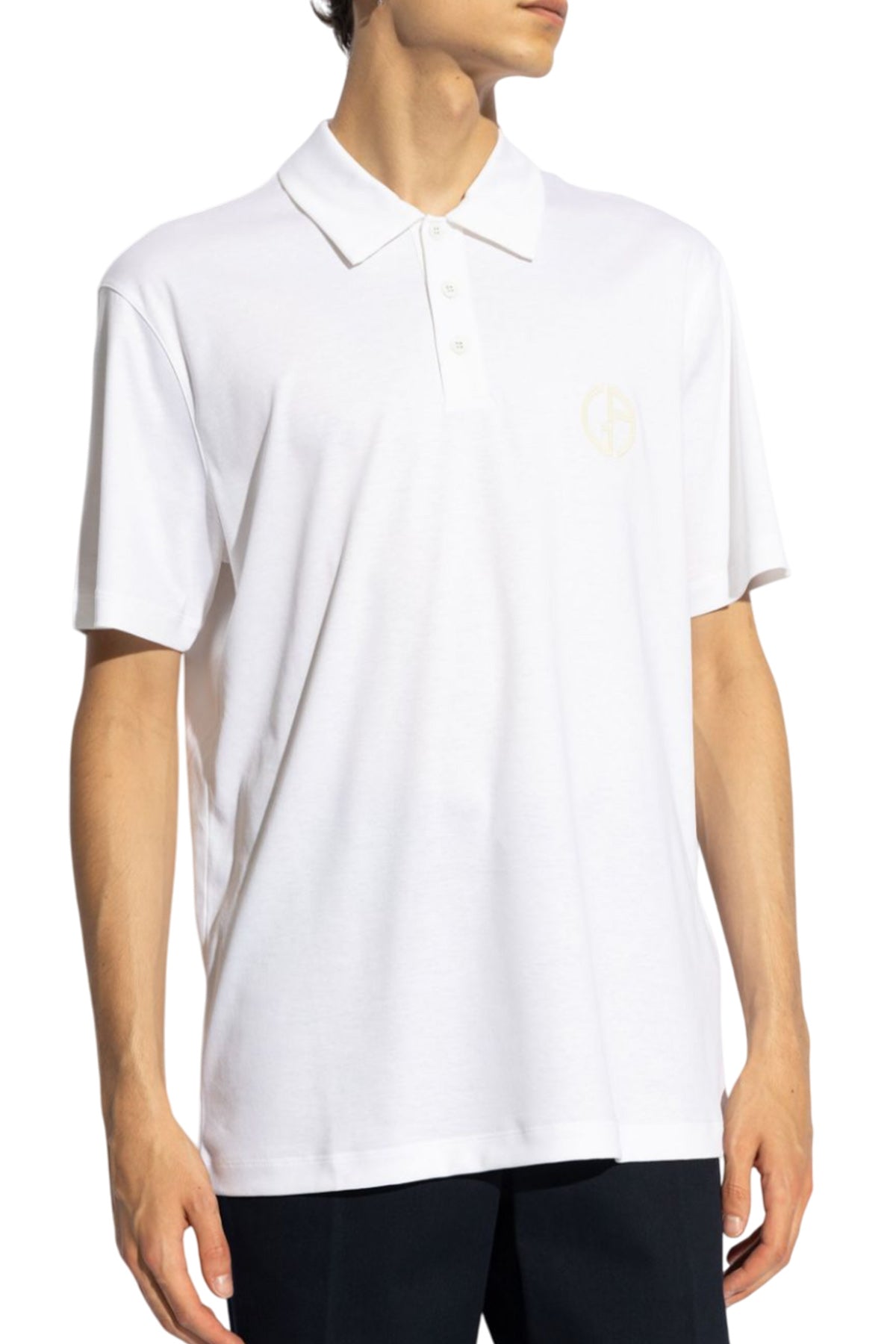Logo Embroidered Polo Shirt