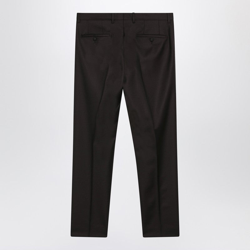 Brown wool trousers