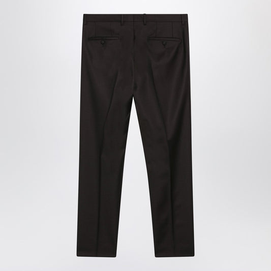 Brown wool trousers