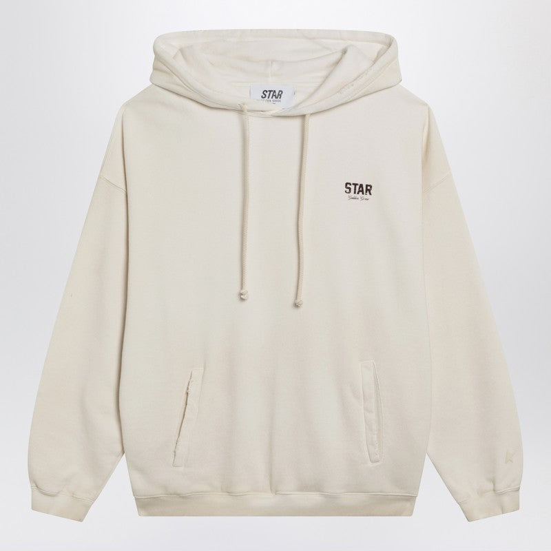 Star sweatshirt in lived-in effect cotton