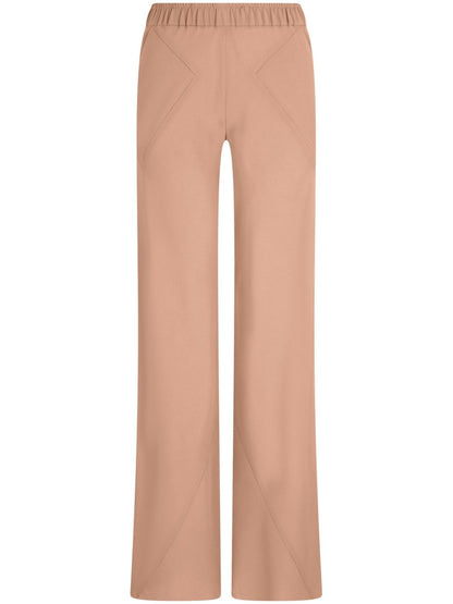 WIDE TROUSERS IN VISCOSE AND CUPRO