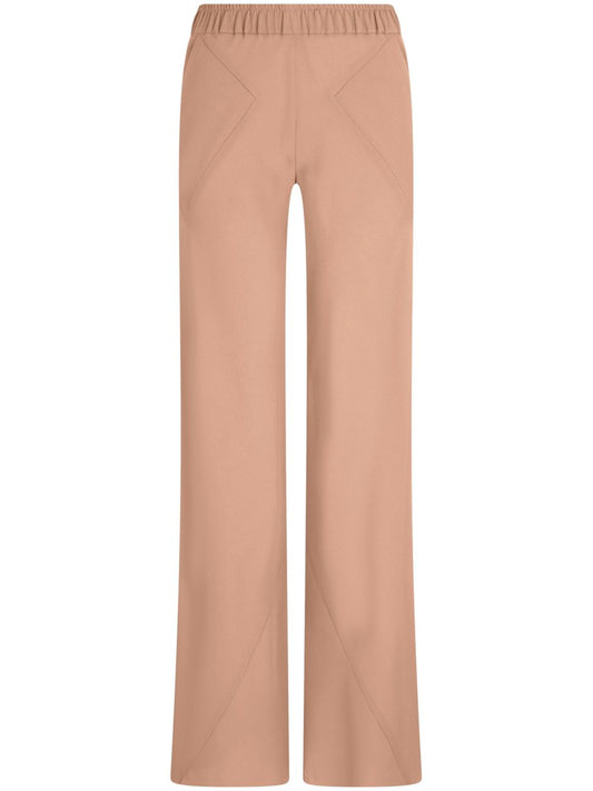 WIDE TROUSERS IN VISCOSE AND CUPRO