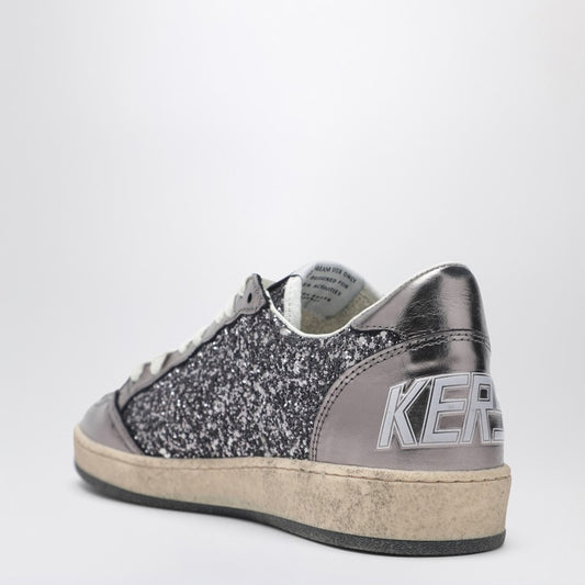 Ballstar silver glitter sneaker