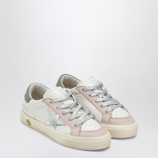 Low-top Sneaker May White/pink/olive Green
