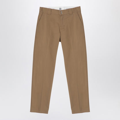 Beige Cotton Trousers