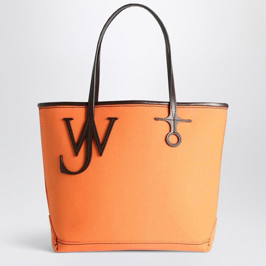 Small orange Anchor Tote bag
