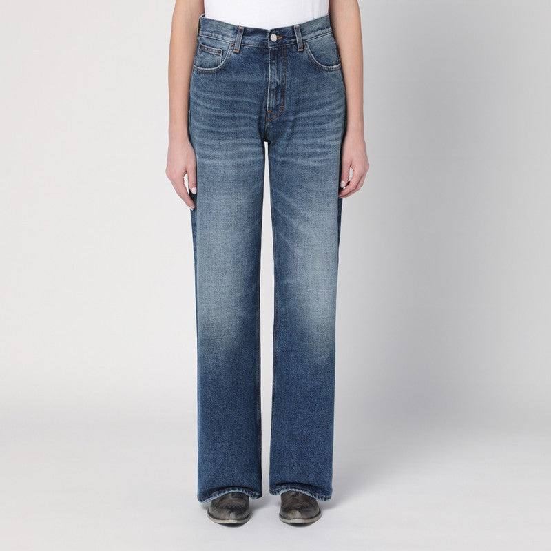 Korea Blue Washed Jeans