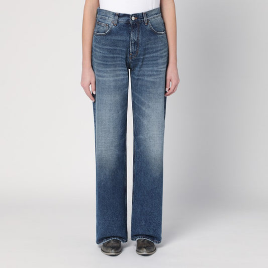 Korea Blue Washed Jeans