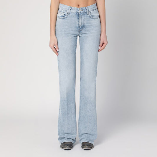 Flora Light Blue Washed Jeans