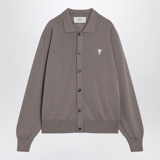 Ami De Coeur Ash-coloured Cardigan