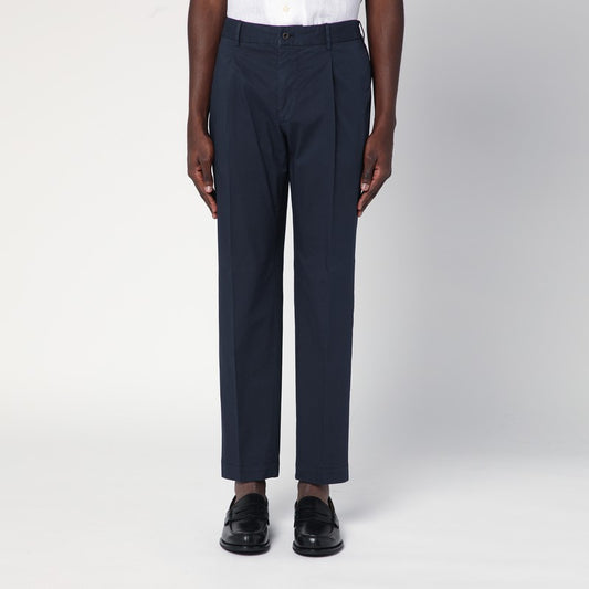 Blue Cotton Trousers