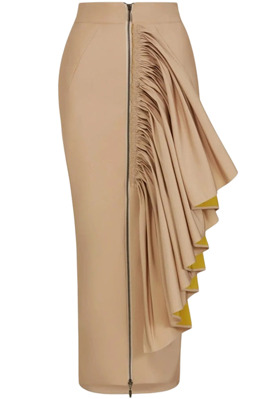 IMMACULATE RUFFLE SKIRT