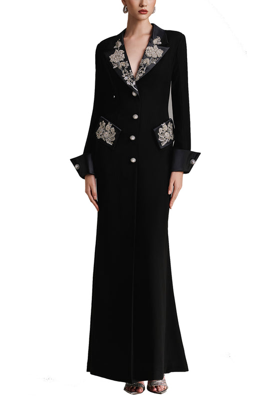 IMPERIAL NOIR COATDRESS