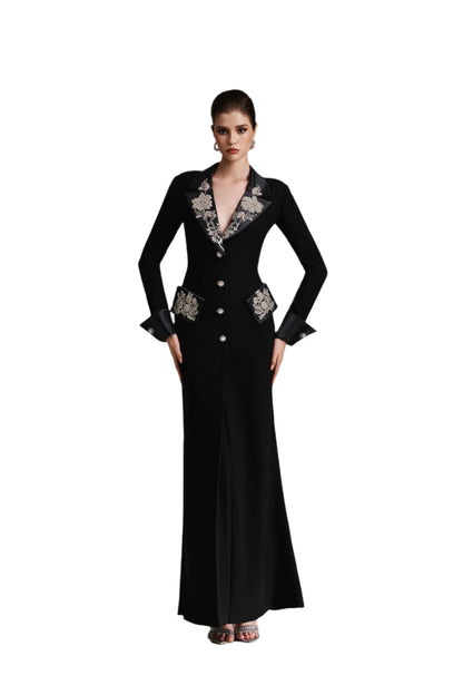 IMPERIAL NOIR COATDRESS