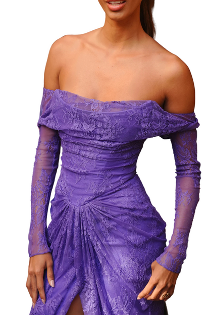 INES STRETCH LACE DRESS