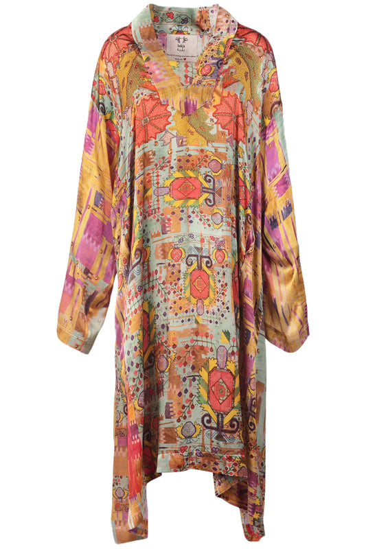 IZMIR SILK SATIN FARIDA DRESS