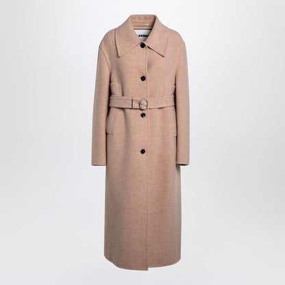 Pink Granite Wool Coat