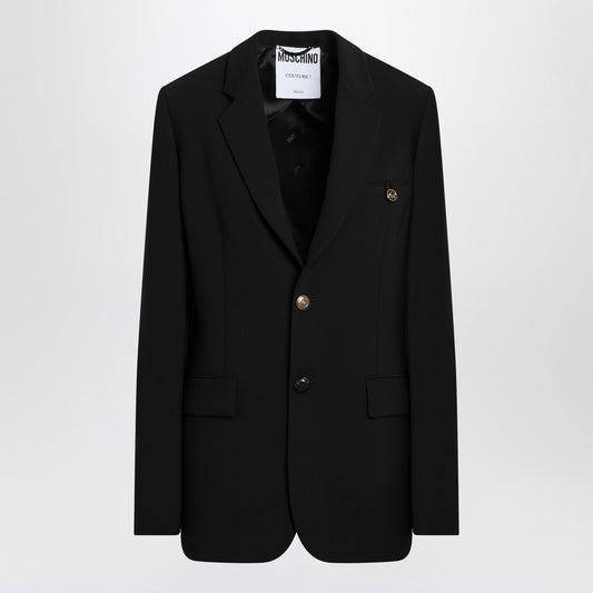 Black Single-breasted Jacket
