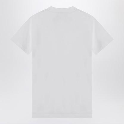 White Cotton T-shirt With Logo