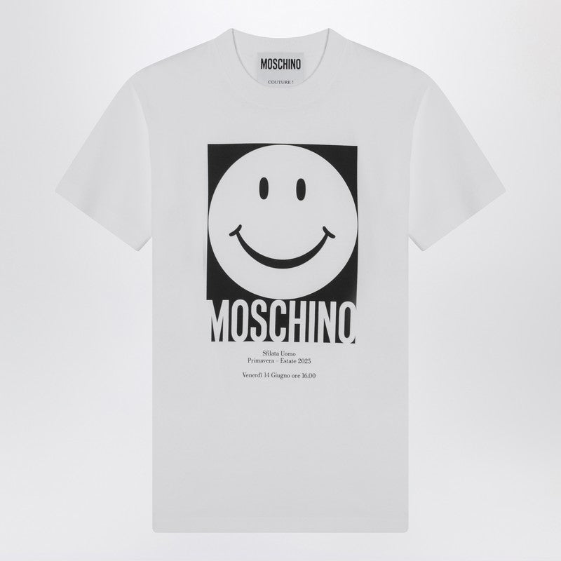 White Cotton Smile T-shirt
