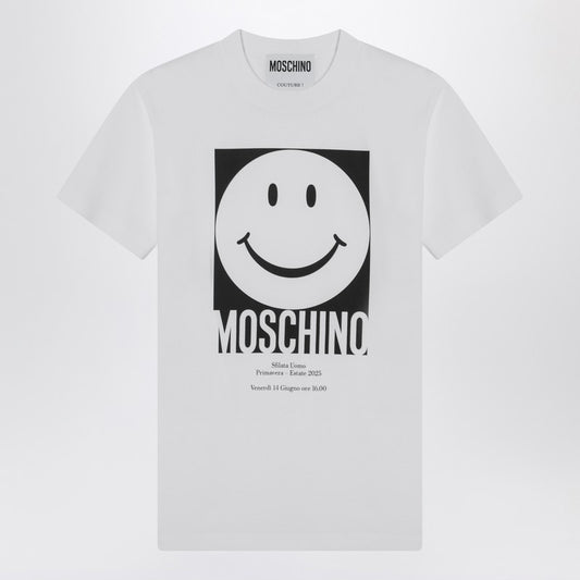 White Cotton Smile T-shirt