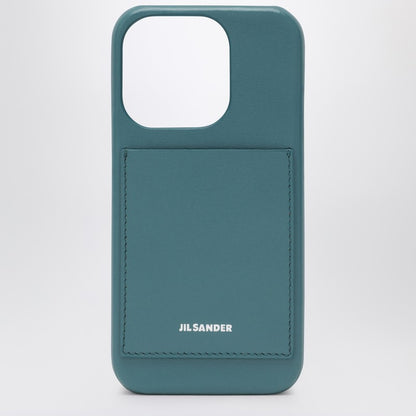 Light Blue iPhone 15 Pro Max cover with logo