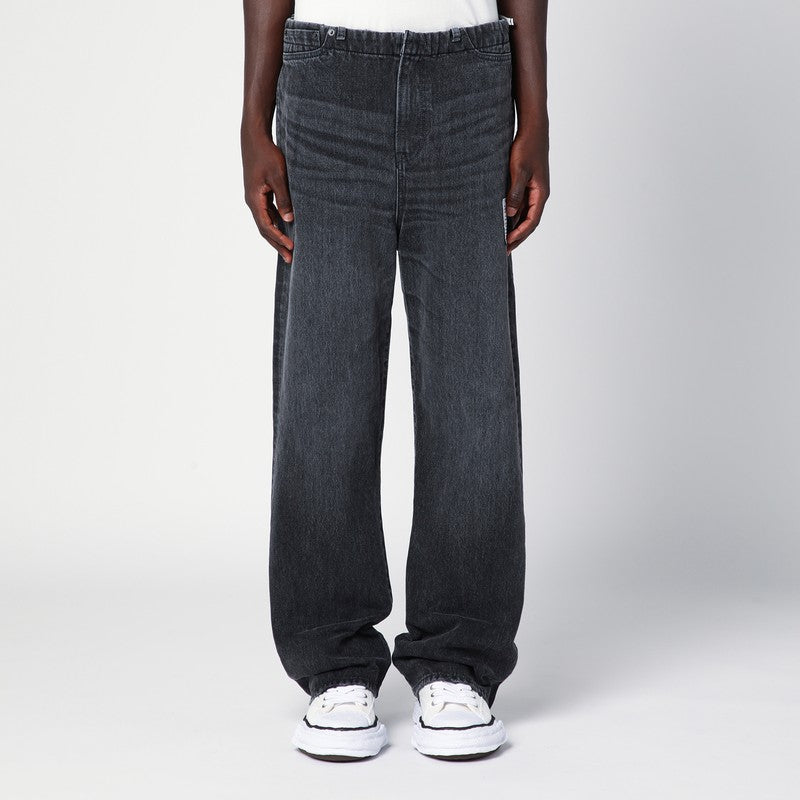 Jeans Easy Waist Dark Grey