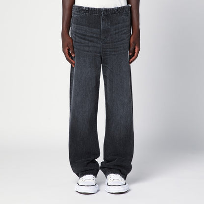 Jeans Easy Waist Dark Grey