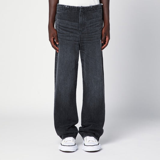 Jeans Easy Waist Dark Grey