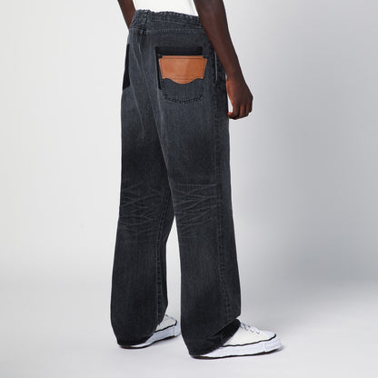Jeans Easy Waist Dark Grey