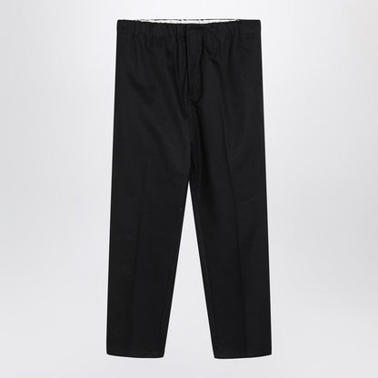 Navy Blue Cotton Pants