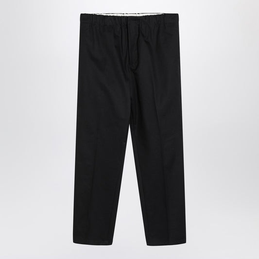 Navy Blue Cotton Pants