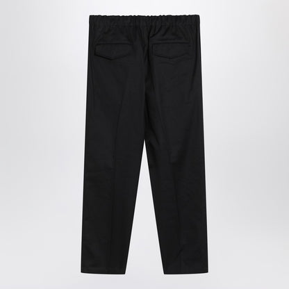Navy Blue Cotton Pants