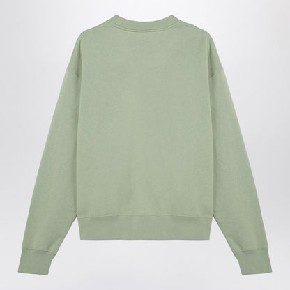 Black Cotton Crew-neck Sweatshirt