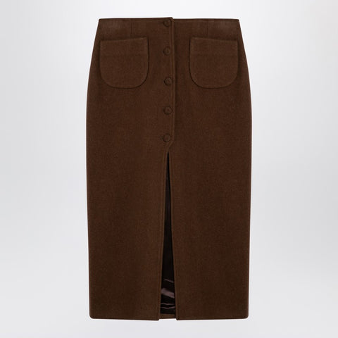 スカート Margaux Lonnberg Brown Jagger midi skirt Margaux Lönnberg Brown Jagger midi skirt | TheDoubleF