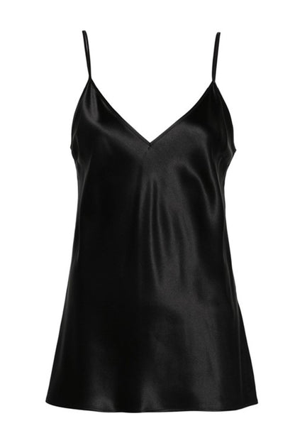 Clea Top Blouse Silk Satin